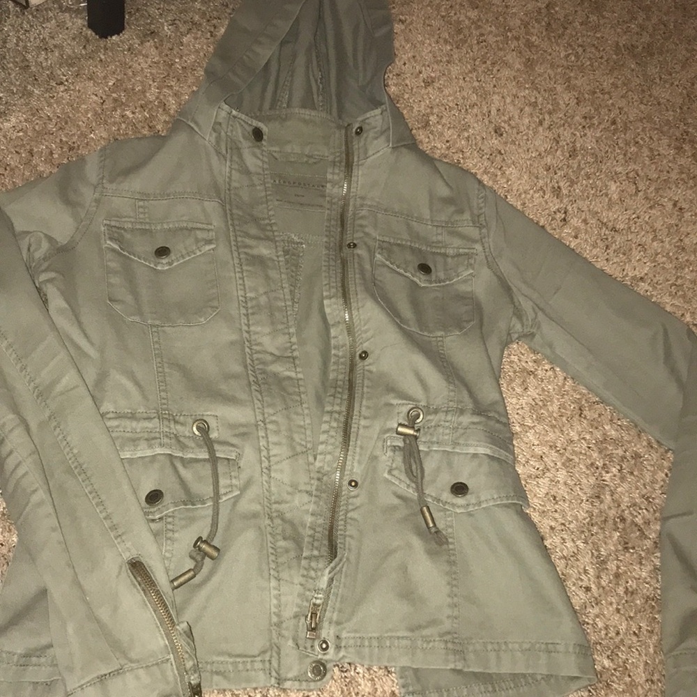 Aeropostale green jacket
